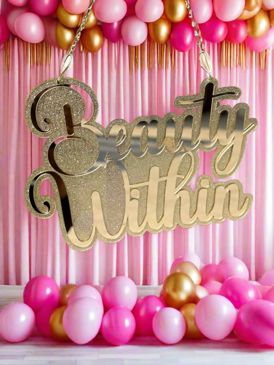 Custom Acrylic Backdrop Sign