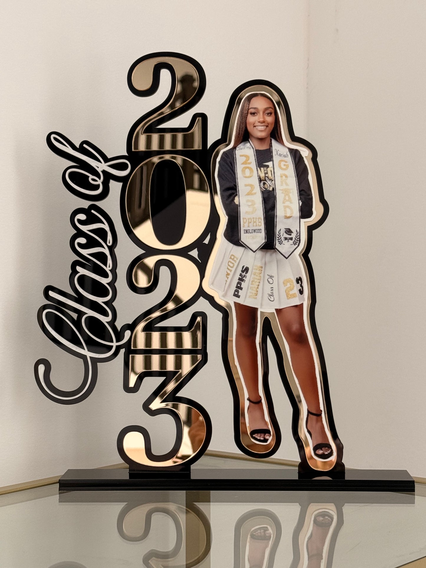 Custom Graduation Photo Centerpiece