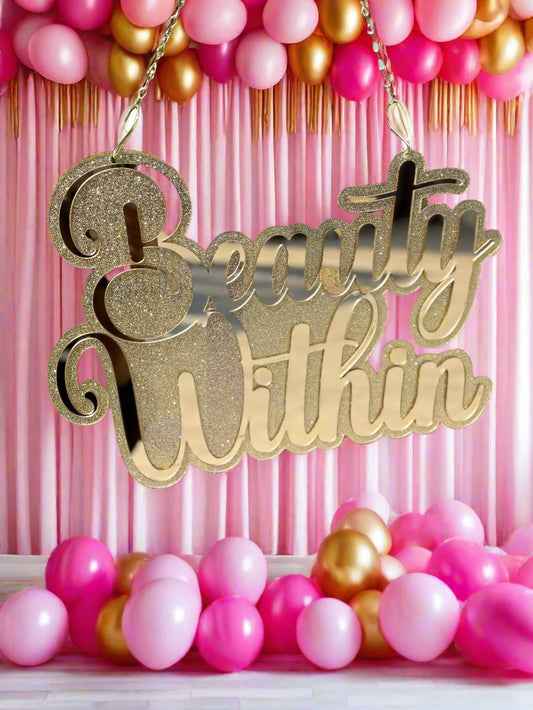 Custom Acrylic Backdrop Sign