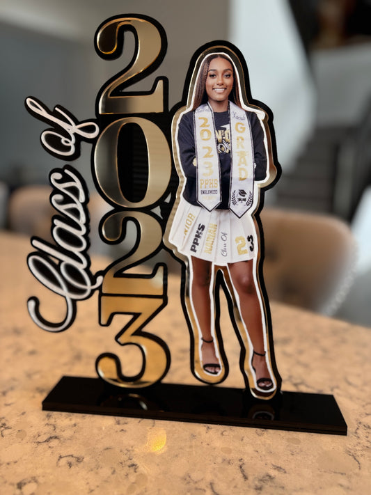 Custom Graduation Photo Centerpiece