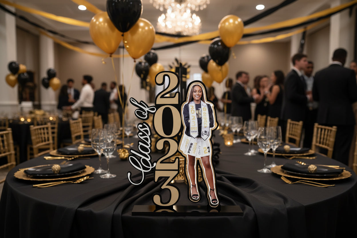 Custom Graduation Photo Centerpiece